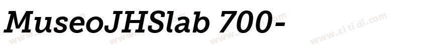 MuseoJHSlab 700字体转换